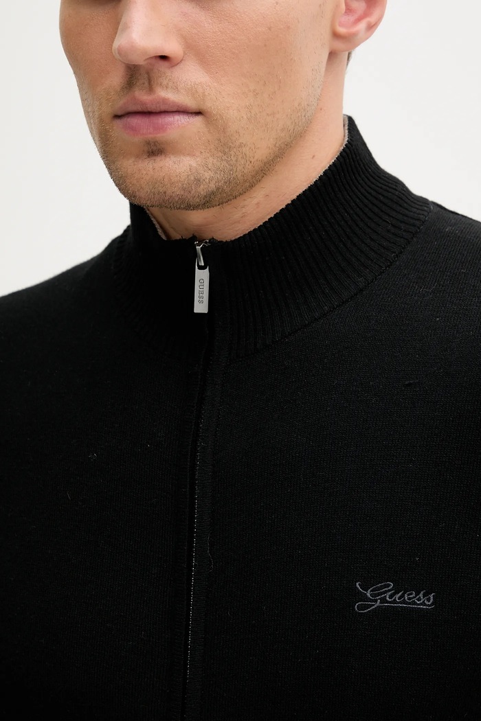 Guess kardigan z domieszką wełny DARRELL M5YR28.Z0122 czarny