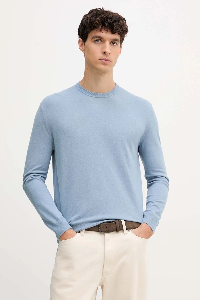Свитер United Colors of Benetton остальные голубой 110XU10A5
