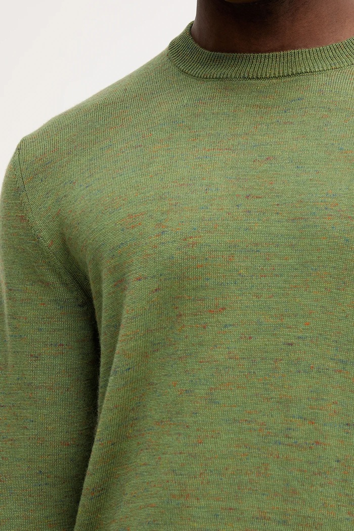 United Colors of Benetton sweter z wełną 111ZU10AB zielony