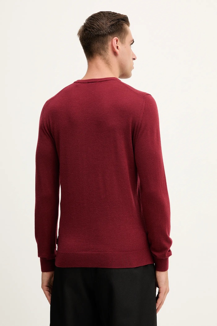 Îmbrăcăminte Armani Exchange pulover de lână 8NZM3A.ZM8AZ. burgundia