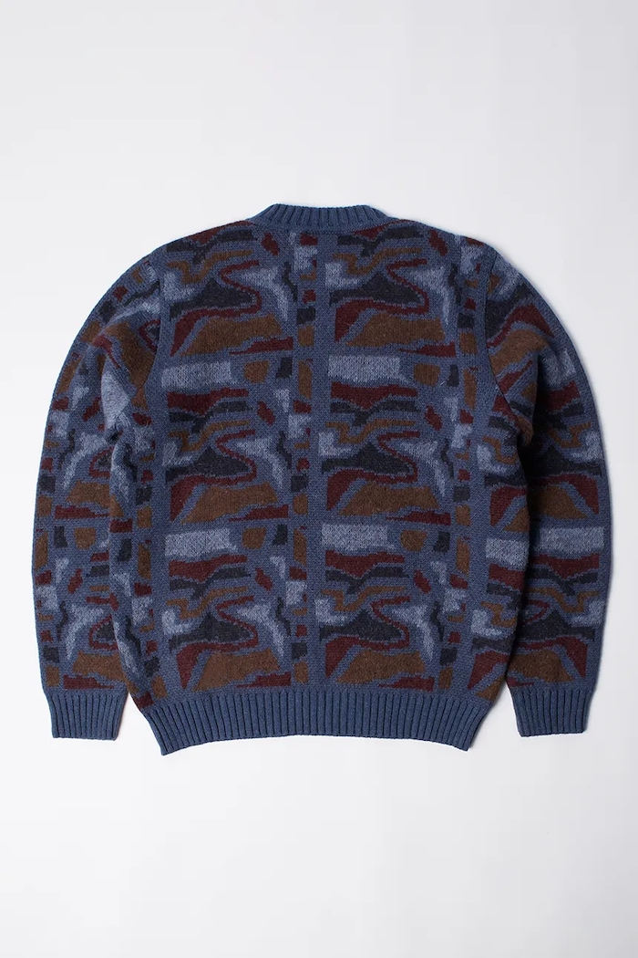 Свитер с примесью шерсти by Parra Repeat ftp booster knitted 54335 голубой AW25