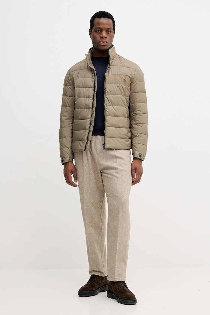 Sisley sweter z domieszką wełny 1041S104H granatowy AW25
