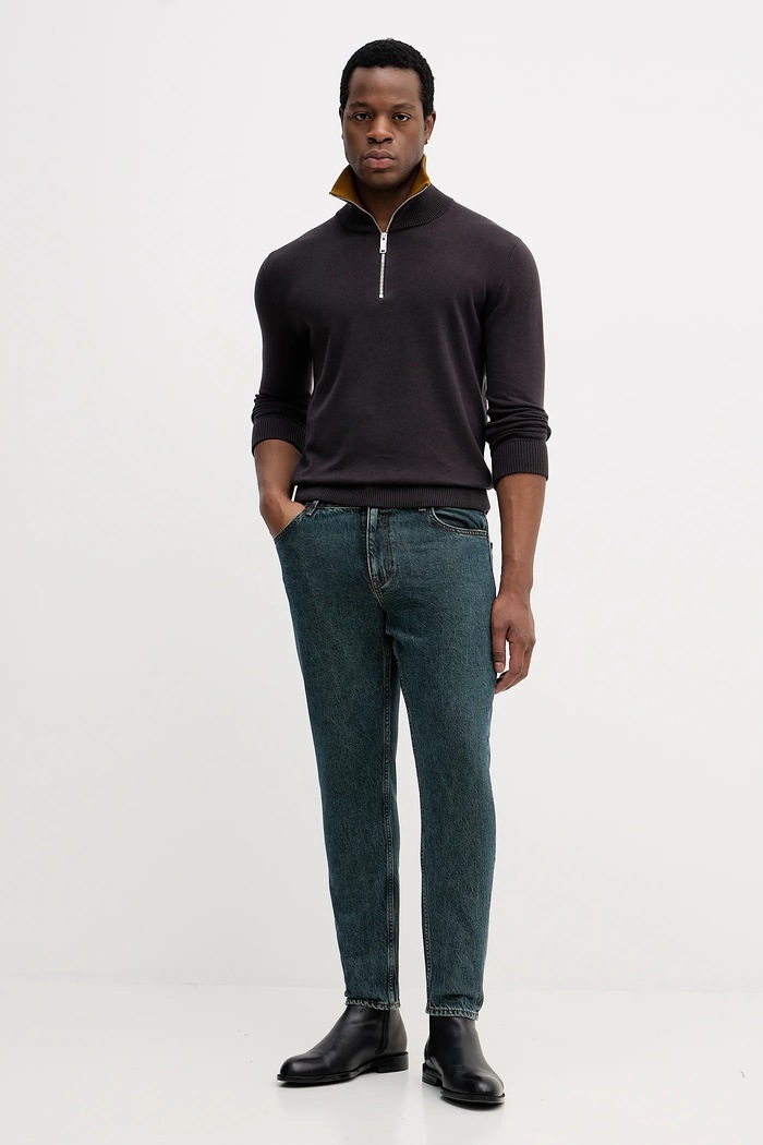 Sisley pulover 10F2S300O gri AW25