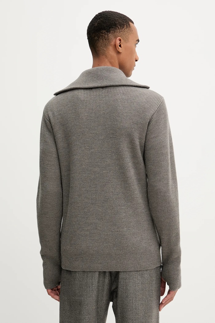 Odzież BARENA VENEZIA sweter wełniany Knitwear Batigia KNU5289.305 szary