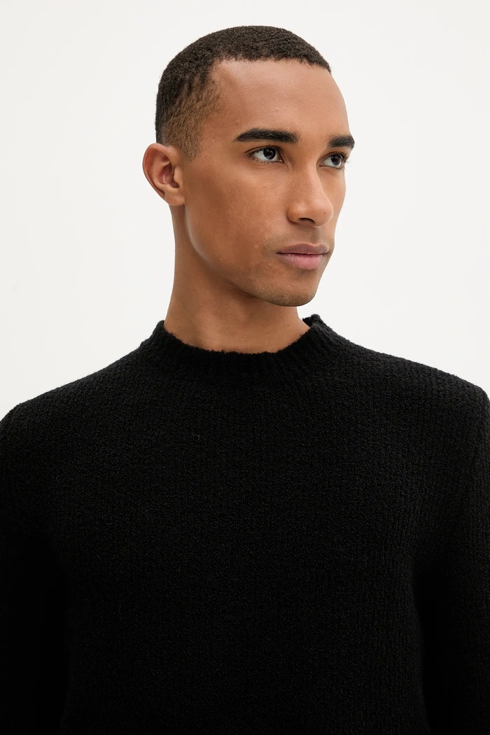 BARENA VENEZIA pulover de lână Knitwear Mareselo negru KNU5294.509