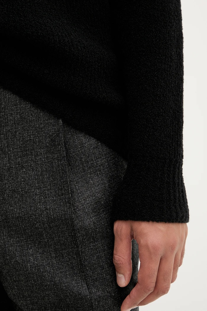 BARENA VENEZIA pulover de lână Knitwear Mareselo KNU5294.509 negru