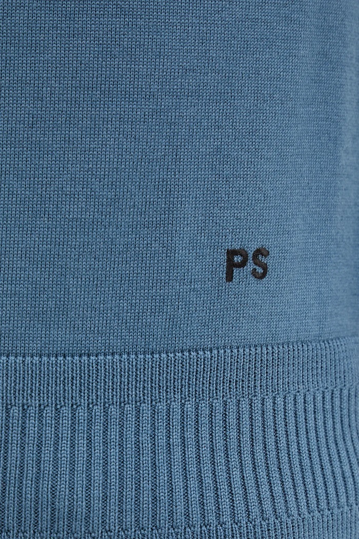 PS Paul Smith gyapjú pulóver M2R.302Z.T21861 sötétkék