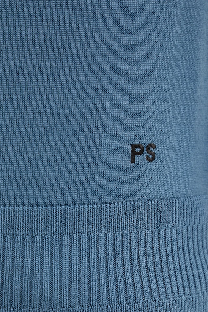 PS Paul Smith gyapjú pulóver M2R.302Z.T21861 sötétkék