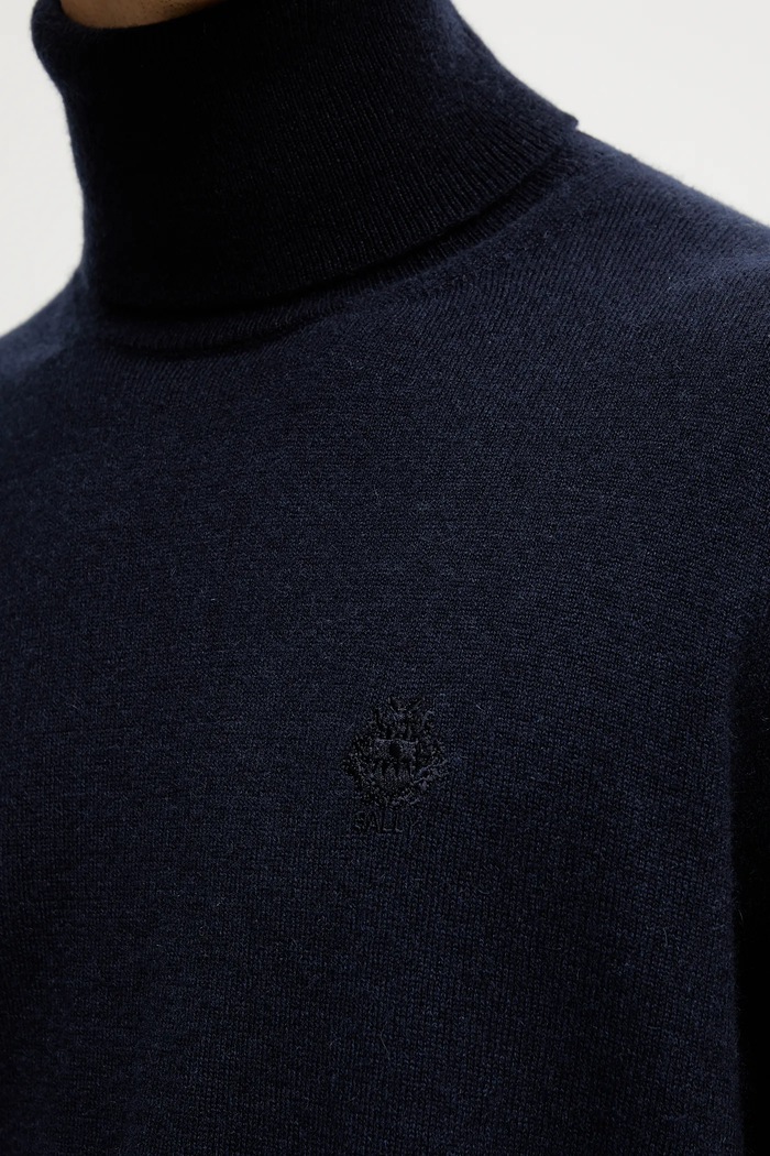 Bally pulover de cașmir MKN08O bleumarin