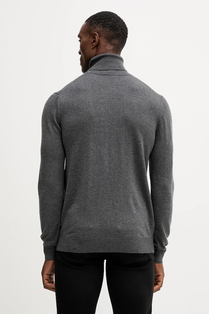 Oblečení Svetr s příměsí vlny Guess JIM M5BR09.Z0432 šedá