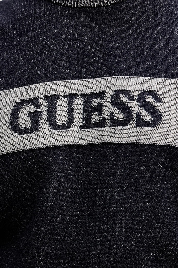 Πουλόβερ με προσθήκη μαλλιού Guess JACK M5BR28.Z0531 σκούρο μπλε