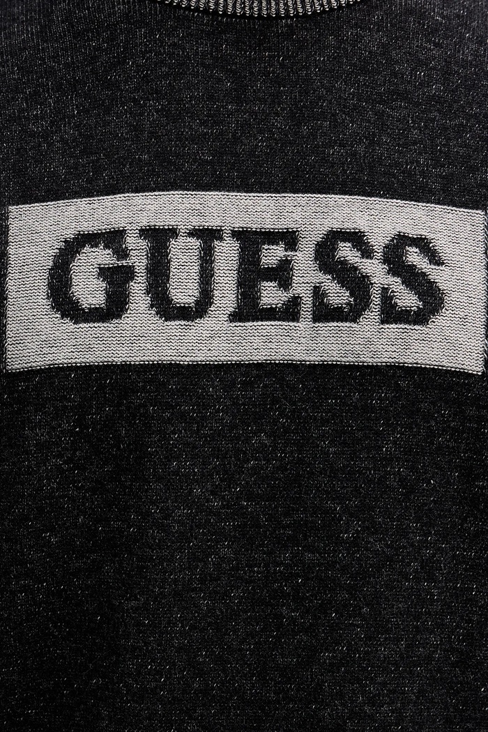 Πουλόβερ με προσθήκη μαλλιού Guess JACK M5BR28.Z0531 μαύρο