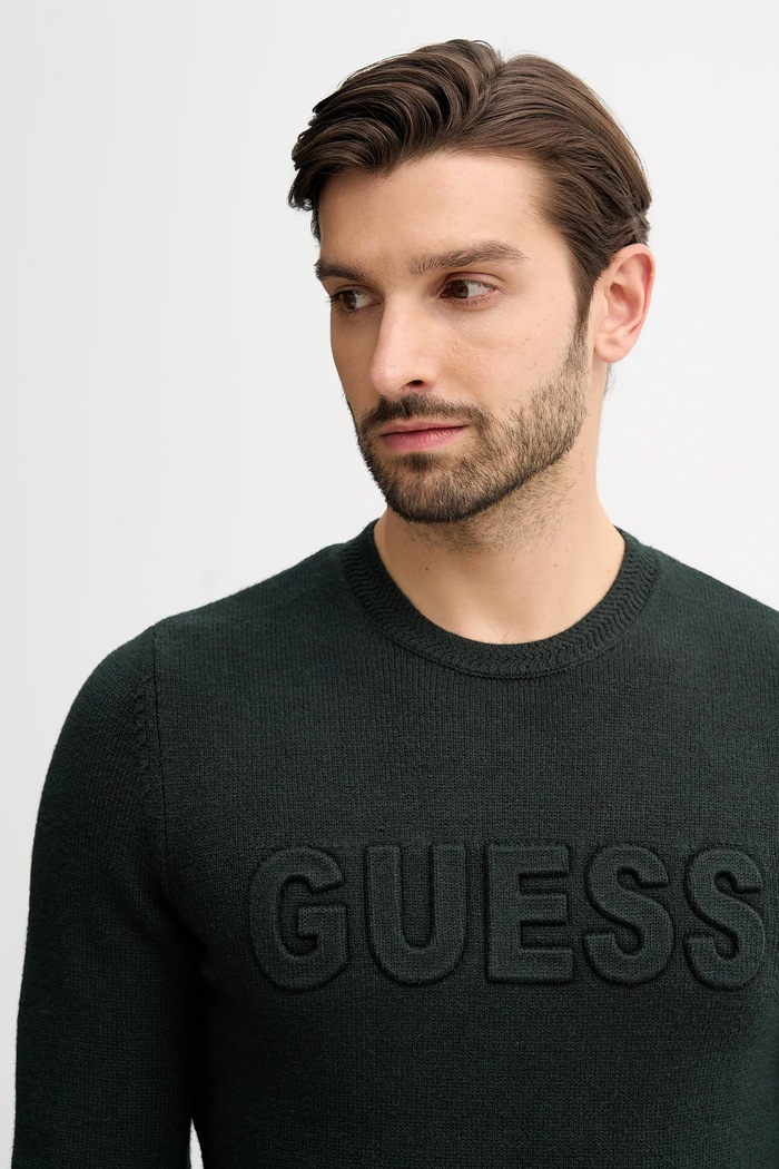 Πουλόβερ Guess πράσινο M5BR35.Z2ZK2