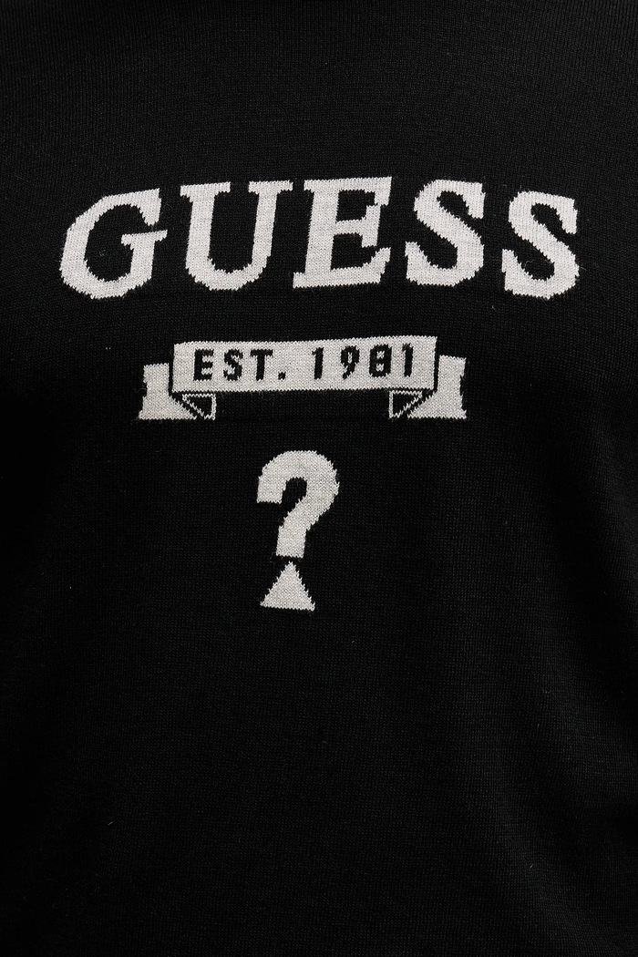 Πουλόβερ σε μείγμα μεταξιού Guess HAMMOND M5YR00.Z0122 μαύρο