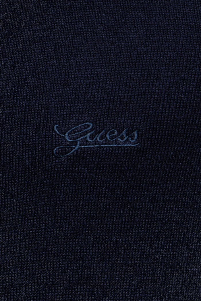 Guess pulóver selyemkeverékből DANIEL M5YR26.Z0122 sötétkék