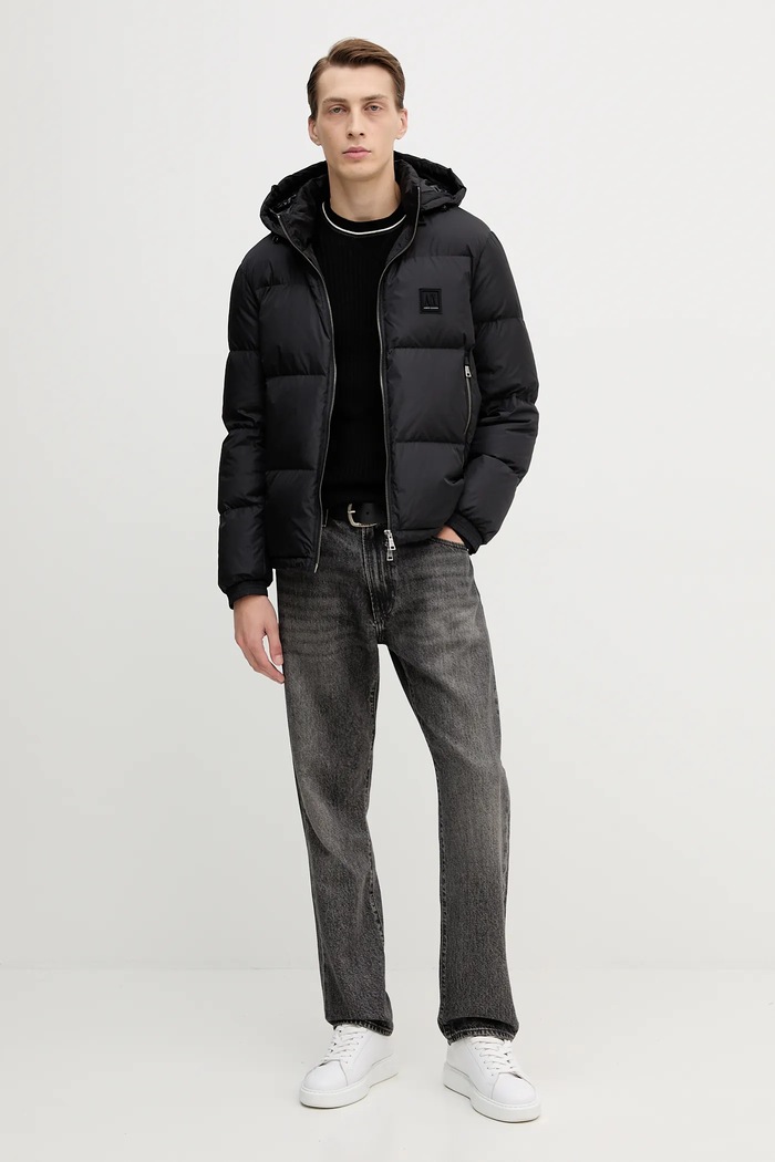 Vlnený sveter Armani Exchange XM000893.AF14007 čierna AW25