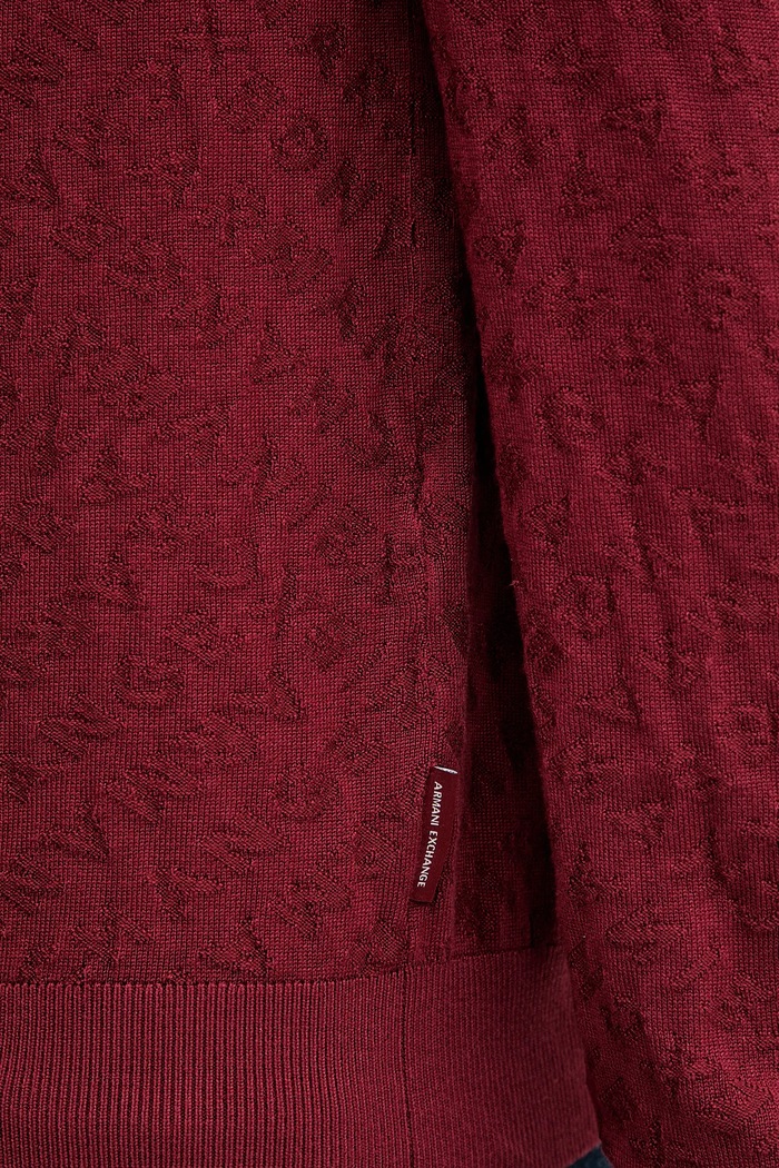 Sveter Armani Exchange XM001316.AF10454 burgundské