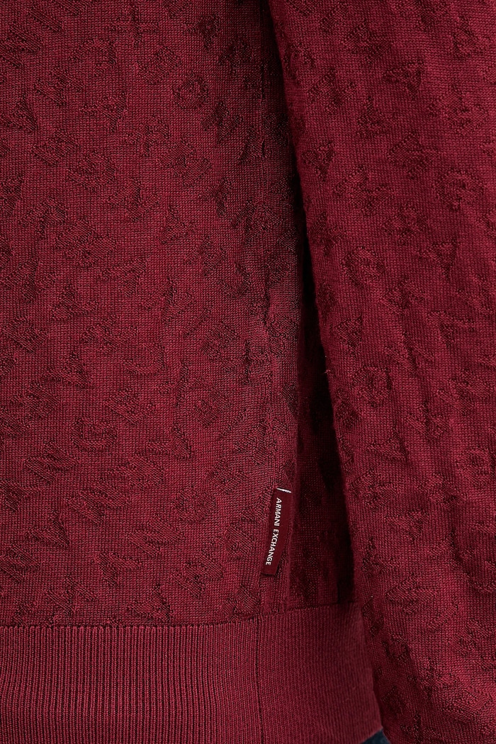 Sveter Armani Exchange XM001316.AF10454 burgundské