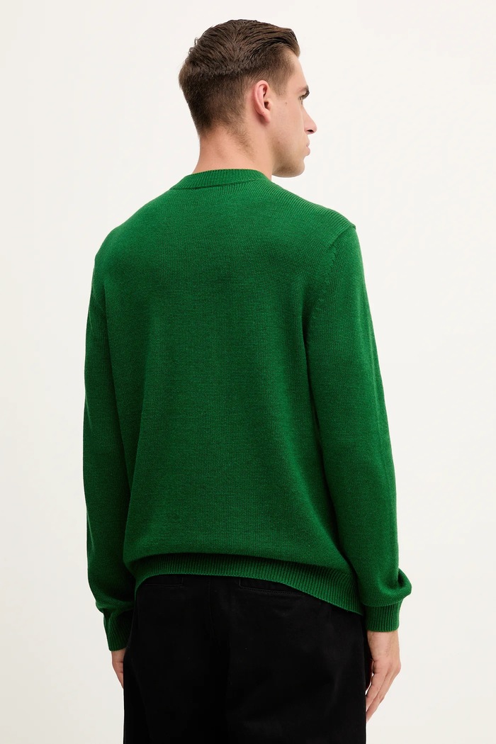 Odzież Armani Exchange sweter z domieszką wełny XM001916.AF14008 zielony