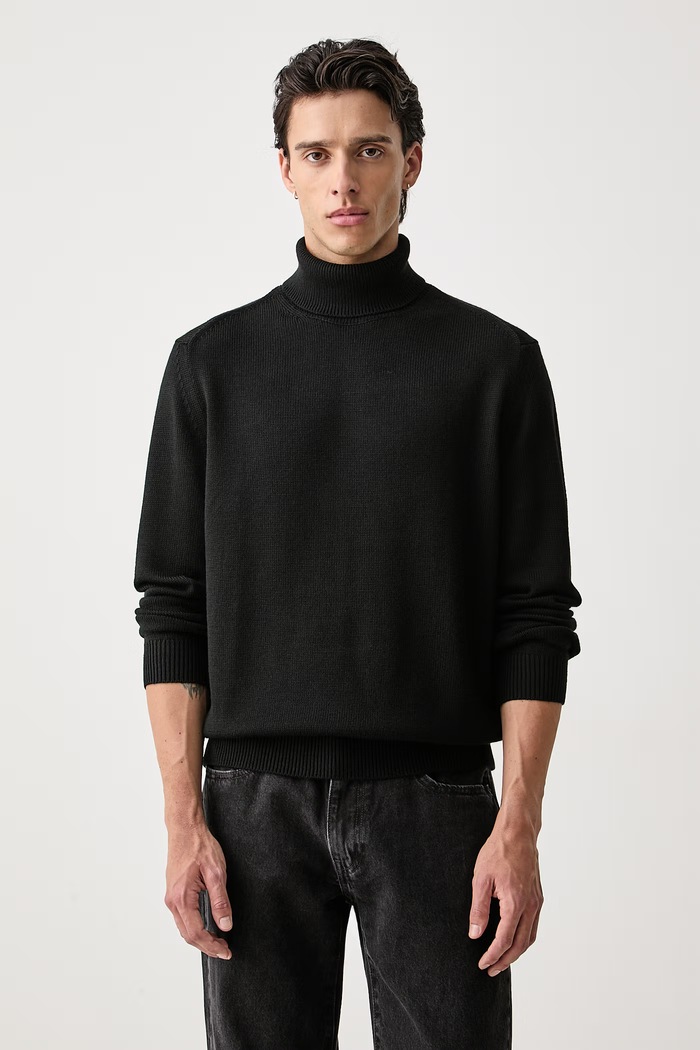 Armani Exchange гольф для мужчин с шерстью чёрный XM001917.AF14008