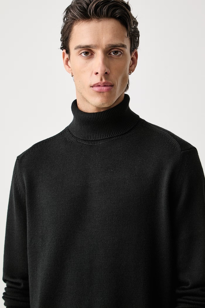 Armani Exchange гольф для мужчин с шерстью чёрный XM001917.AF14008