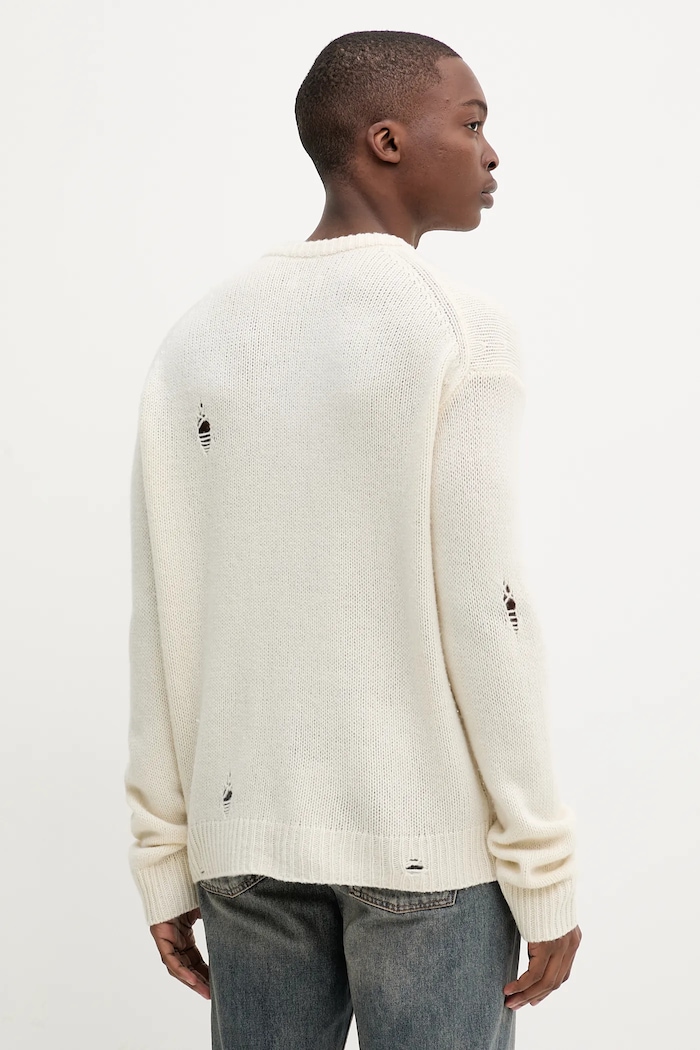 Îmbrăcăminte ZADIG&VOLTAIRE pulover de lână KMSW01792 bej