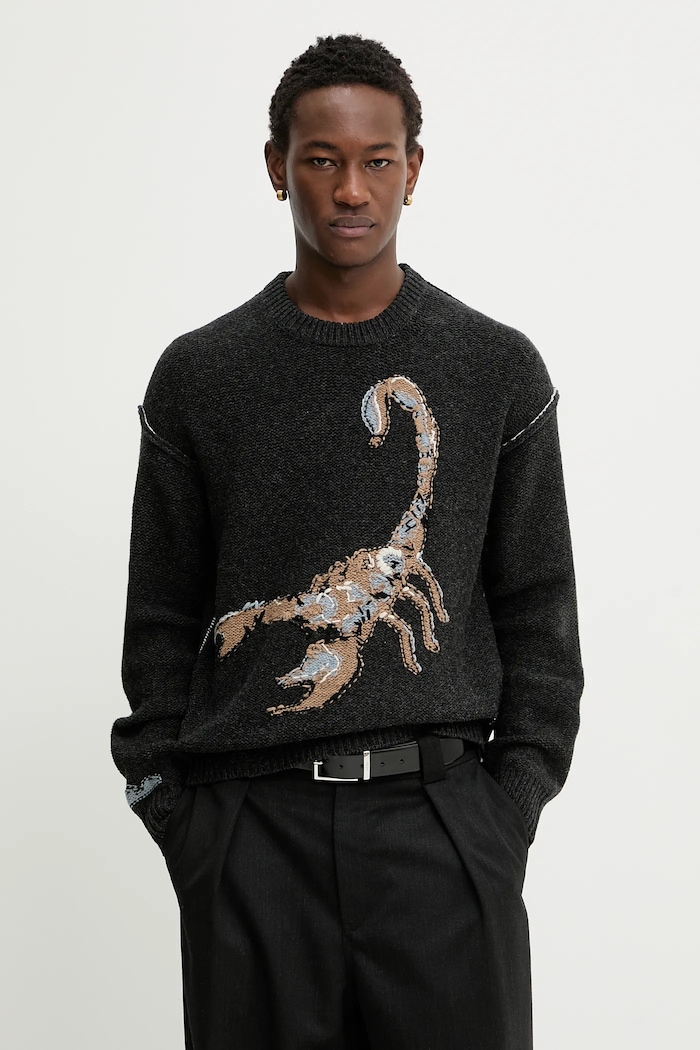 Μάλλινο πουλόβερ ZADIG&VOLTAIRE μαλλί γκρί KMSW01781
