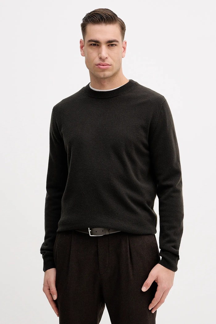 Kašmírový svetr Paul Smith kulatý zelená M1R.278Y.N02497