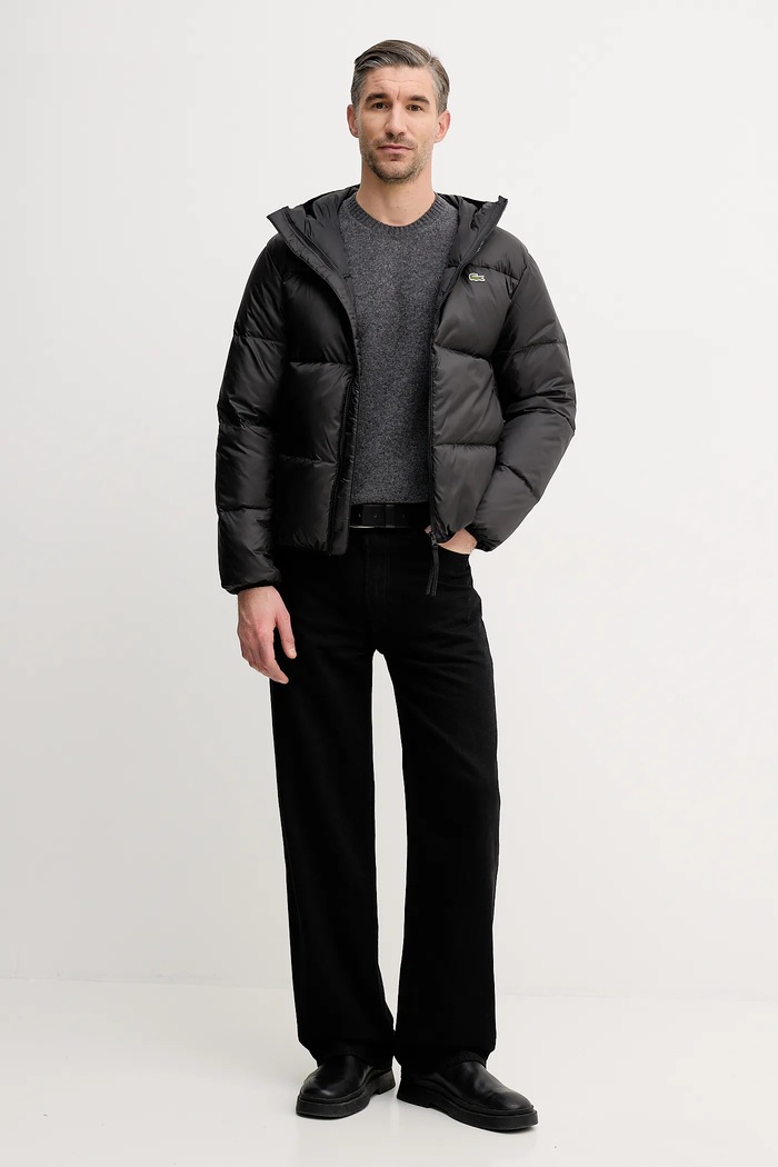Vlnený sveter Lacoste AH2916 sivá AW25