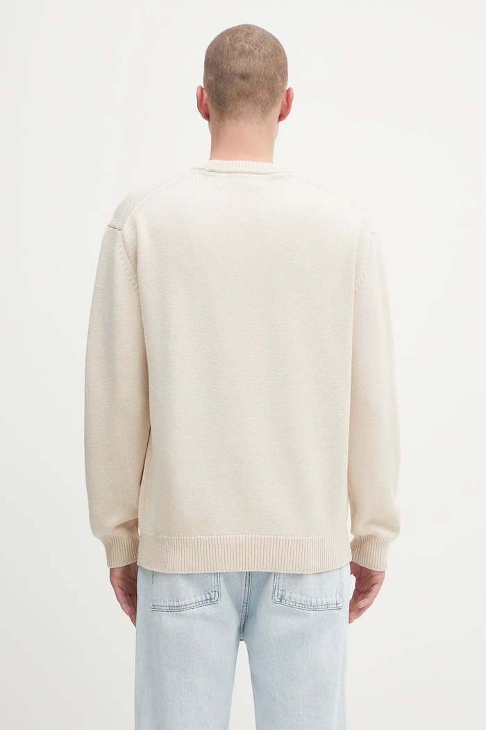 Одяг Вовняний светр Drôle de Monsieur La Maille Plateau H.PO190.WO023 бежевий