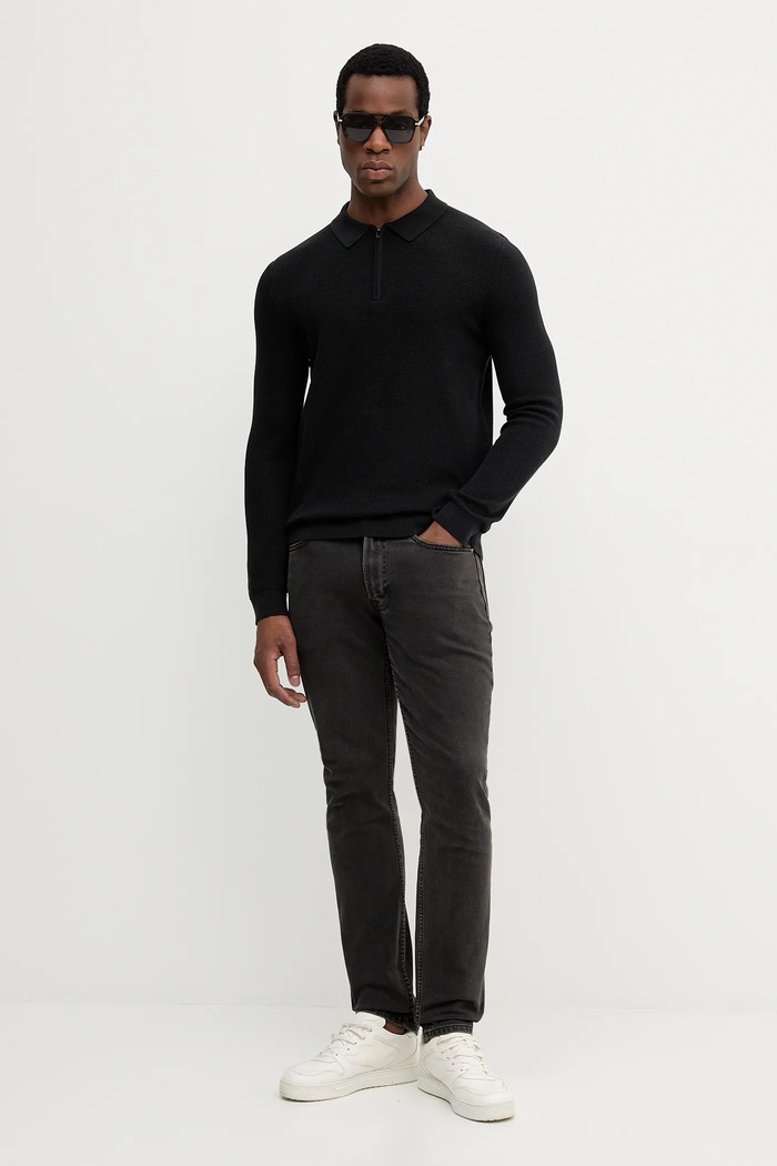 Joop! sweter 30046919 czarny AW25