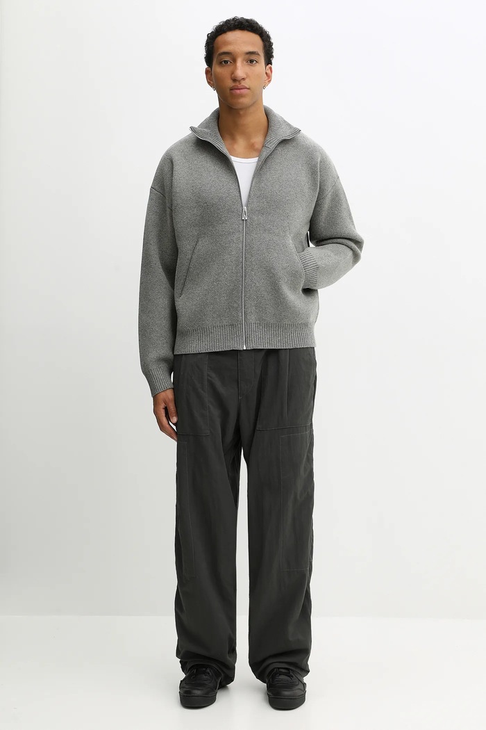 Axel Arigato Cardigan with wool blend Core zip-up A2143003