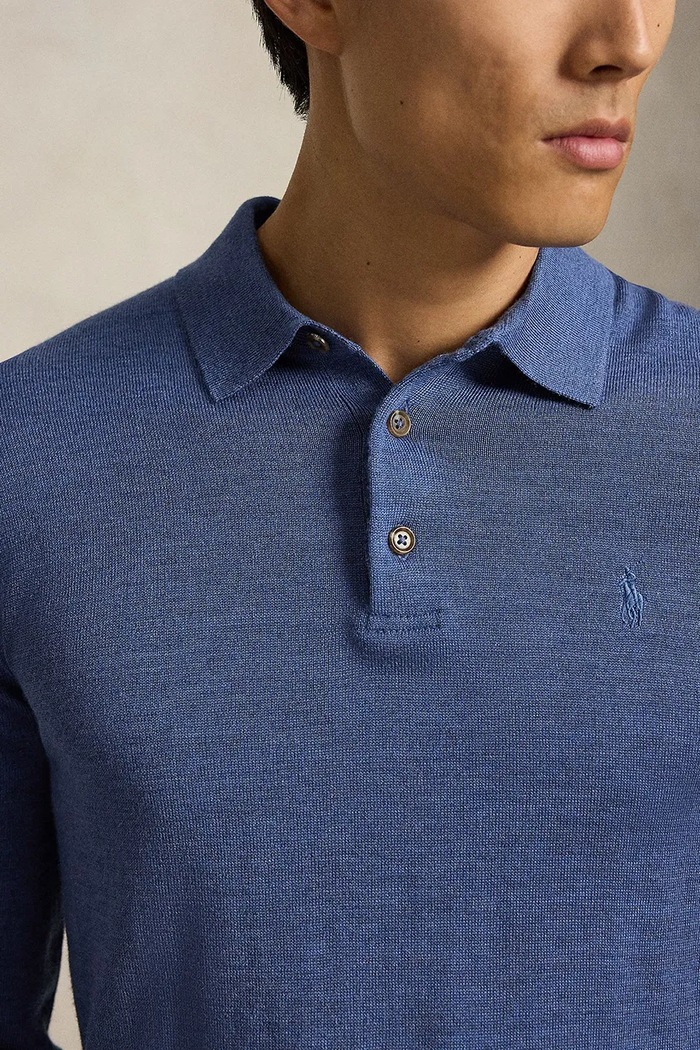 Sweter męski Polo Ralph Lauren 710941104 niebieski