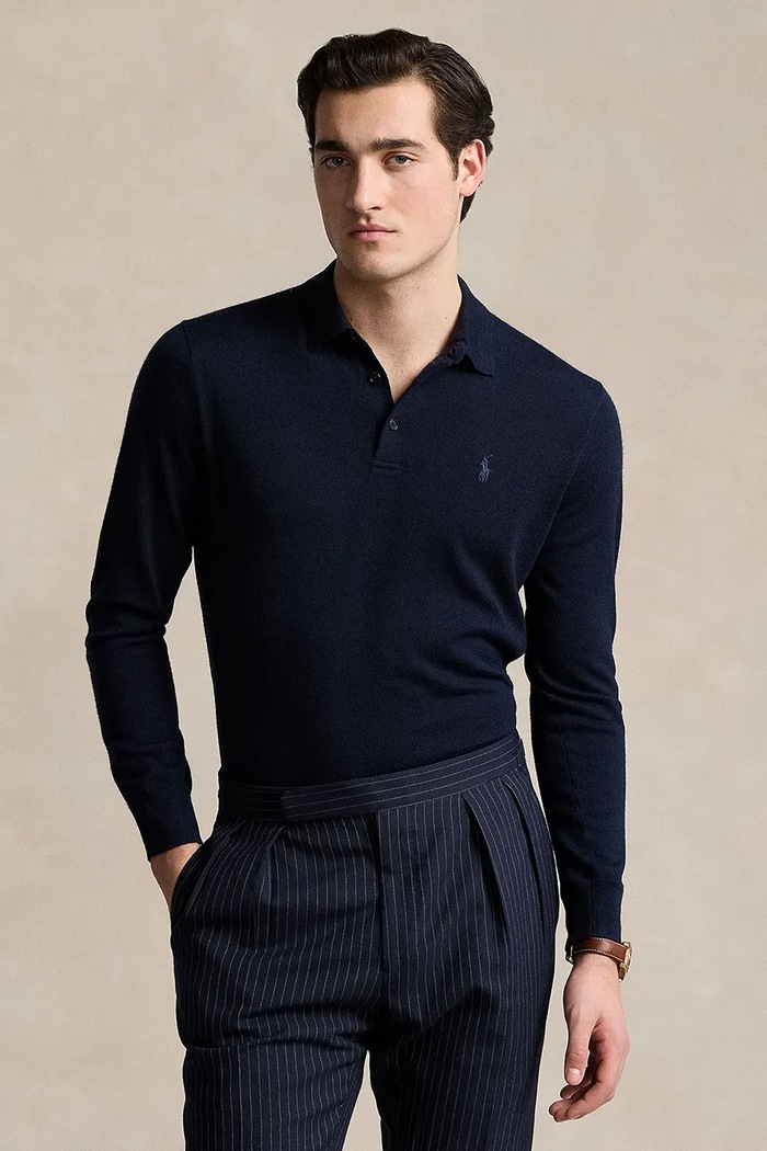 Polo Ralph Lauren Pulover bleumarin 710941104