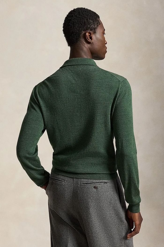 Polo Ralph Lauren Sweter męski 710941104 zielony AW25