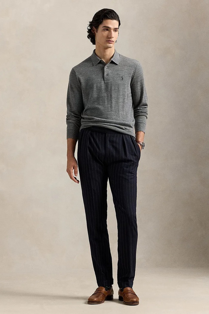 Ρούχα Πουλόβερ Polo Ralph Lauren 710941104 γκρί
