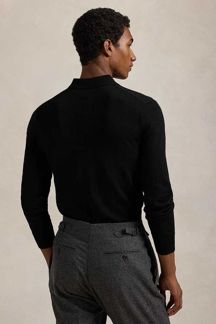 Πουλόβερ Polo Ralph Lauren 710941104 μαύρο AW25