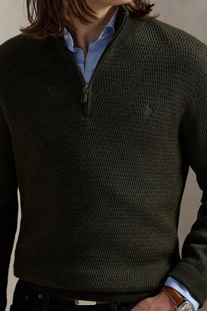 Вълнен пуловер Polo Ralph Lauren зелен 710948865