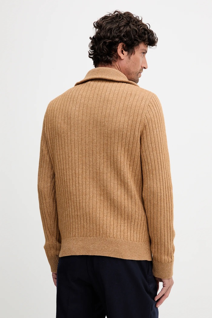 Ρούχα Μάλλινη μπλουζα Polo Ralph Lauren 710974167 καφέ
