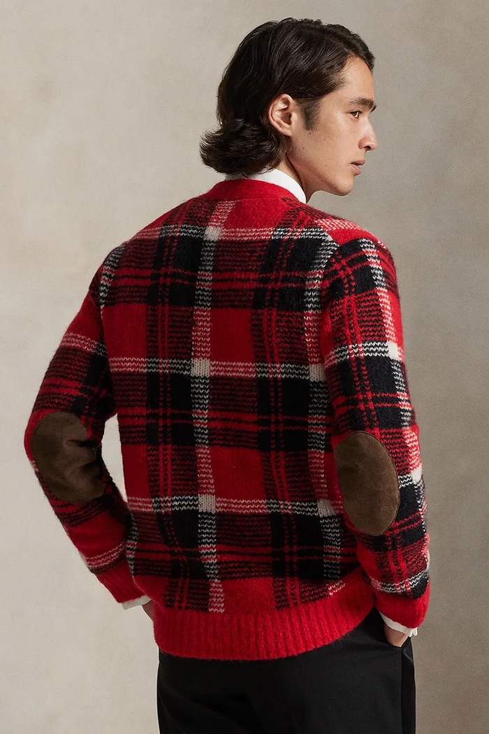 Kardigán Polo Ralph Lauren 710980843 červená AW25