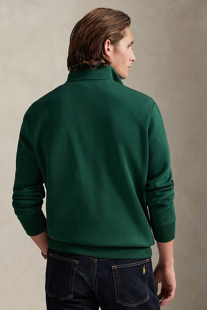 Polo Ralph Lauren sweter męski z bawełną 710P06234 zielony SS26