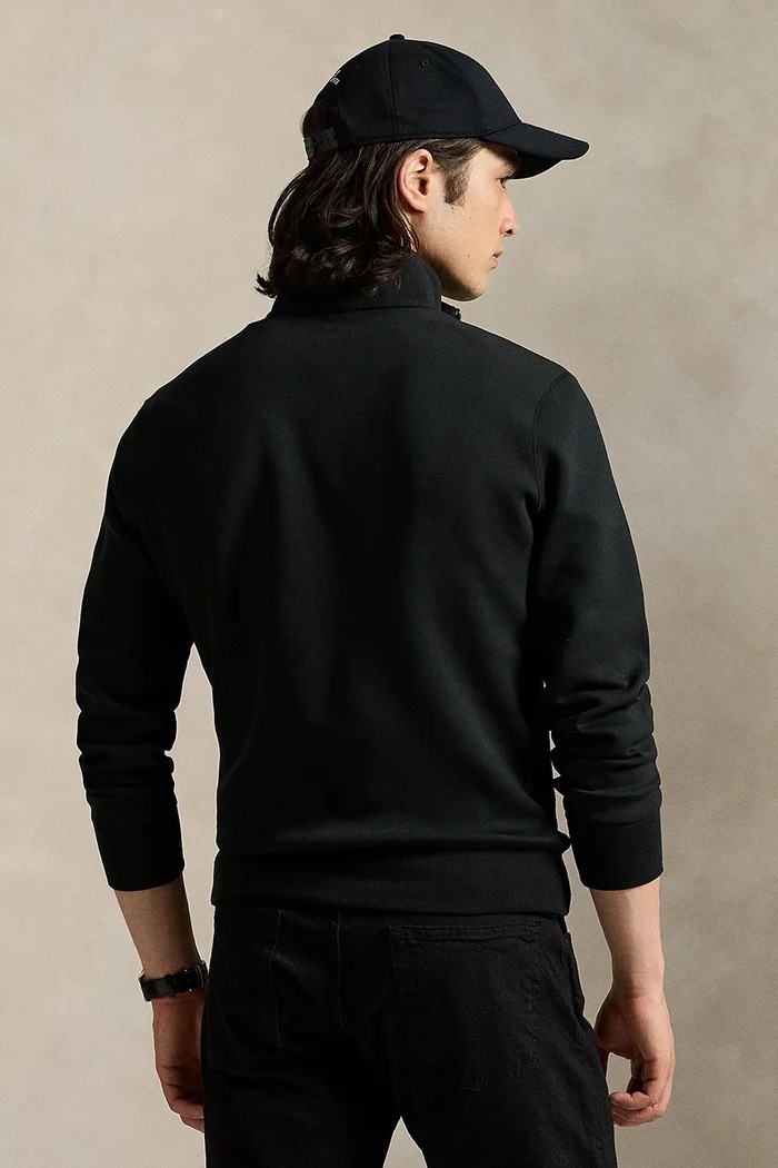 Polo Ralph Lauren sweter męski z bawełną 710P06234 czarny SS26
