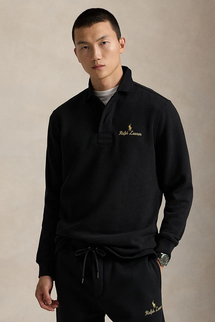 Polo Ralph Lauren sweter bawełna czarny 710981780