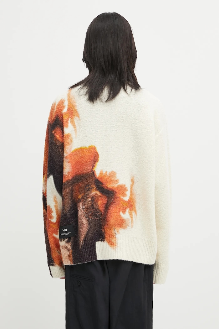 Abbigliamento Y-3 cardigan in lana Graphic JX7333 beige