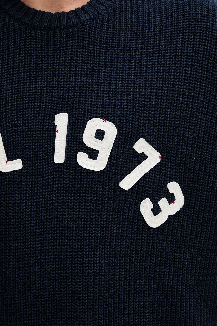 Bavlnený sveter Pepe Jeans PM7000006 tmavomodrá