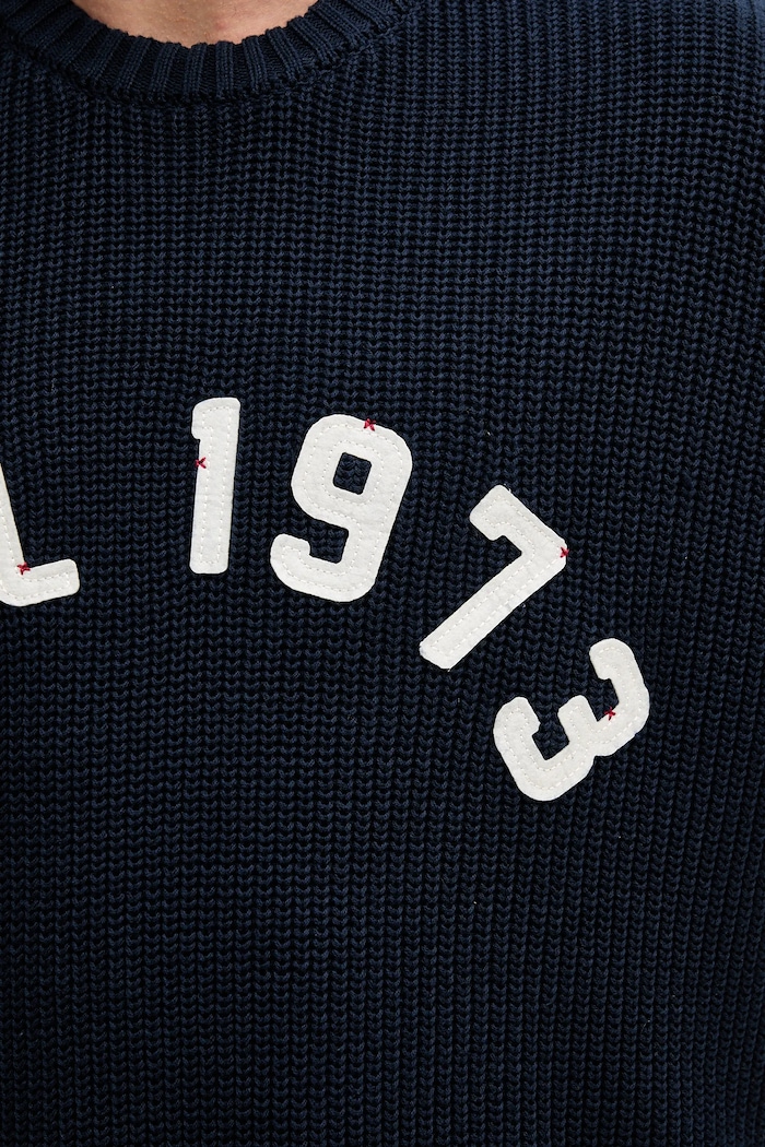 Bavlnený sveter Pepe Jeans PM7000006 tmavomodrá