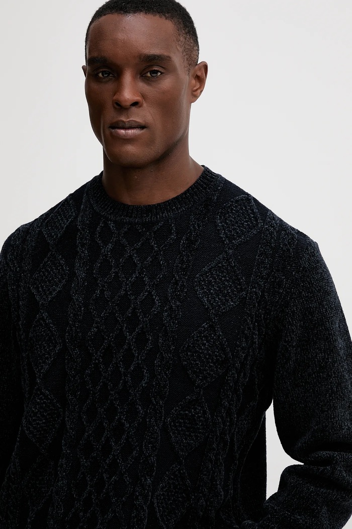 Пуловер с вълна Armani Exchange тъмносин XM001331.AF13776