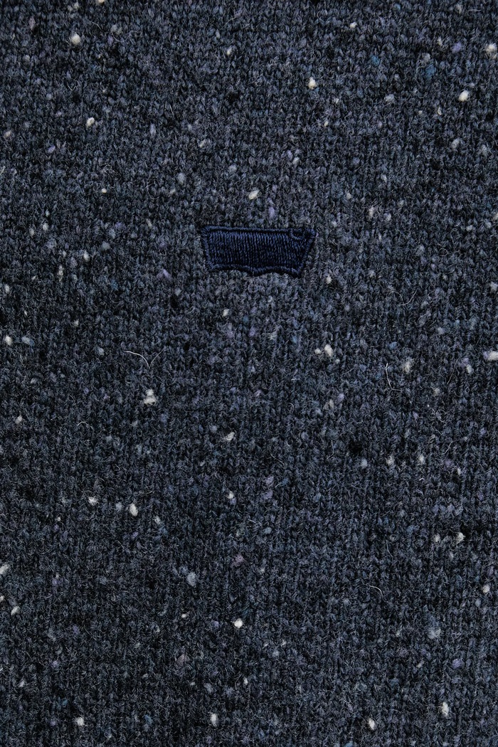 Svetr s příměsí vlny Levi's A4320.0026 námořnická modř