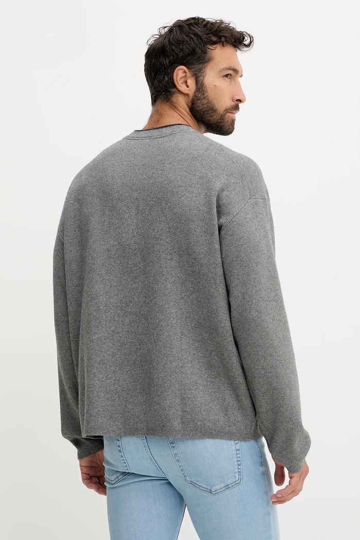 Odzież Calvin Klein Jeans sweter LV04RD300G szary