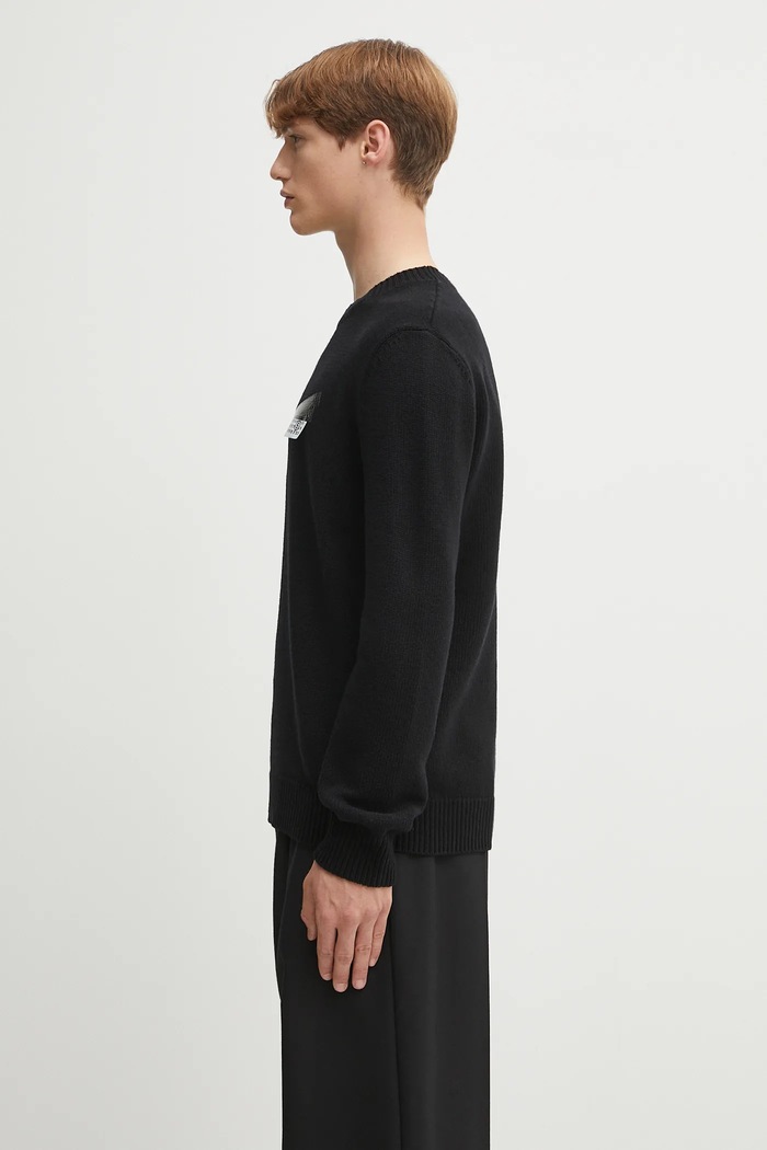 MM6 Maison Margiela gyapjú pulóver SH2HL0030.M13168.900S fekete AW25